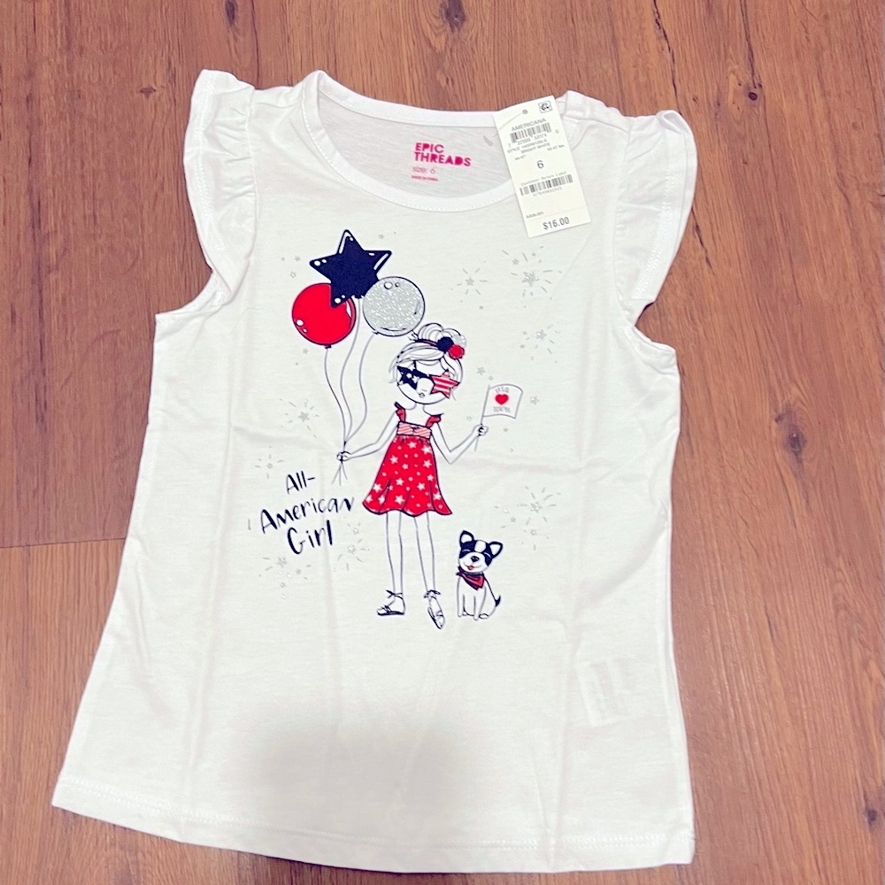 Brand New Girl shirt.